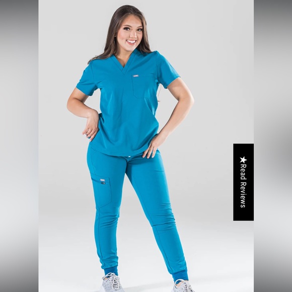 Code Next Pants - CodeNext Scrub Set- Cyanosis Blue 🪼